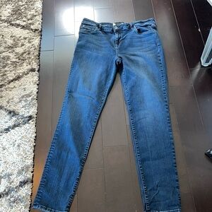 KUT from the Kloth Womens Diana Skinny Jean Relaxed Fit Stretch Mid Rise Size 16